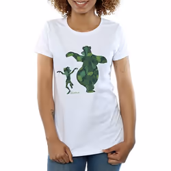Jungle Book - T-shirt - Femme (Blanc)