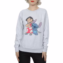 Lilo & Stitch - Sweat CLASSIC - Femme (Gris chiné)