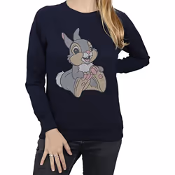 Disney - Sweat CLASSIC - Femme (Bleu marine)