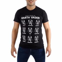 Star Wars - T-shirt MANY FACES OF DARTH VADER - Homme (Noir)