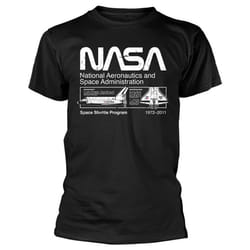 NASA - T-shirt SPACE SHUTTLE - Homme (Noir)