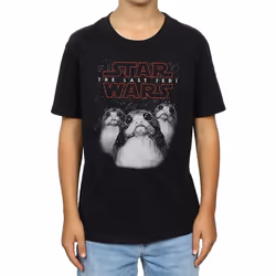 Star Wars: The Last Jedi - T-shirt - Garçon (Noir)