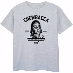 Star Wars - T-shirt COLLEGIATE - Fille (Gris chiné)