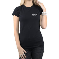 NASA - T-shirt MODERN - Femme (Noir / Blanc)