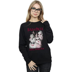 Disney - Sweat BAD GIRLS HAVE MORE FUN - Femme (Noir)
