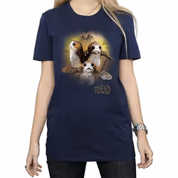 Star Wars: The Last Jedi - T-shirt - Femme (Bleu marine)