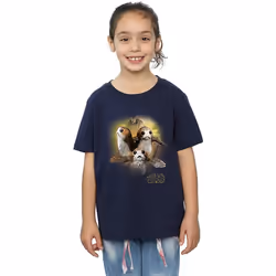 Star Wars: The Last Jedi - T-shirt - Fille (Bleu marine)