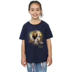 Star Wars: The Last Jedi - T-shirt - Fille (Bleu marine)