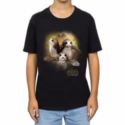 Star Wars: The Last Jedi - T-shirt - Garçon (Noir)
