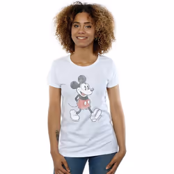 Disney - T-shirt WALKING - Femme (Blanc)