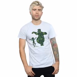 Jungle Book - T-shirt MOWGLI AND BALOO DANCE - Homme (Blanc)