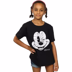 Disney - T-shirt - Fille (Noir)
