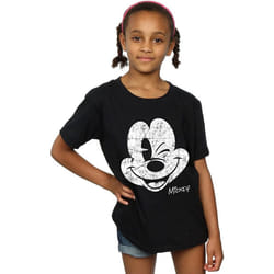 Disney - T-shirt - Fille (Noir)