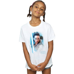 Star Wars: The Last Jedi - T-shirt - Fille (Blanc)