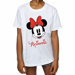 Disney - T-shirt - Fille (Blanc)