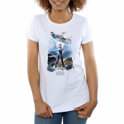 Star Wars: The Last Jedi - T-shirt - Femme (Blanc)