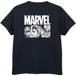 Marvel - T-shirt ACTION - Garçon (Noir)