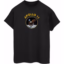 NASA - T-shirt CLASSIC APOLLO - Homme (Noir)