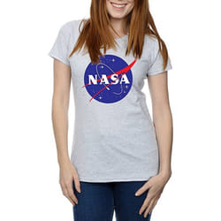 NASA - T-shirt INSIGNIA - Femme (Gris chiné)