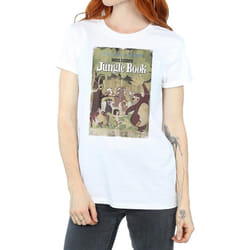 Jungle Book - T-shirt RETRO - Femme (Blanc)