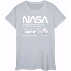 NASA - T-shirt - Femme (Gris chiné)