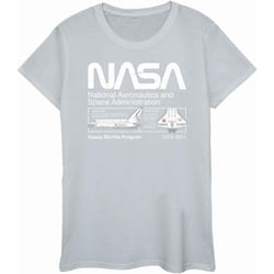 NASA - T-shirt - Femme (Gris chiné)