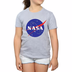 NASA - T-shirt INSIGNIA - Fille (Gris chiné)