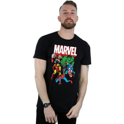 Marvel - T-shirt HERO GROUP - Homme (Noir)