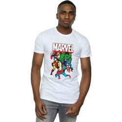 Marvel - T-shirt HERO GROUP - Homme (Blanc)