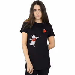 Winnie the Pooh - T-shirt - Femme (Noir)