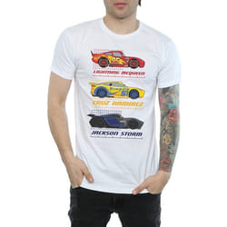 Cars - T-shirt RACER PROFILE - Homme (Blanc)