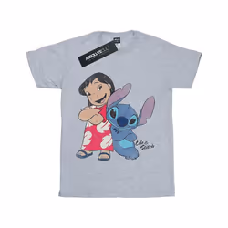 Lilo & Stitch - T-shirt CLASSIC - Fille (Gris chiné)