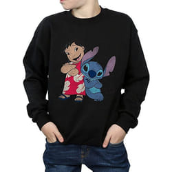 Lilo & Stitch - Sweat CLASSIC - Garçon (Noir)