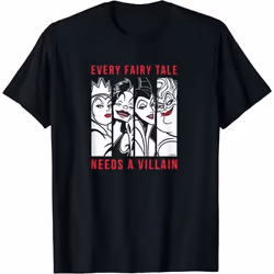 Disney - T-shirt EVERY FAIRY TALE NEEDS A VILLAIN - Homme (Noir)
