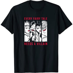 Disney - T-shirt EVERY FAIRY TALE NEEDS A VILLAIN - Homme (Noir)