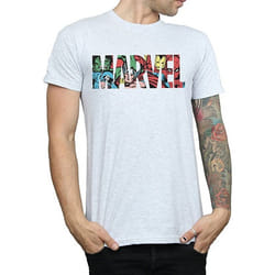 Marvel - T-shirt COMICS - Homme (Gris chiné)