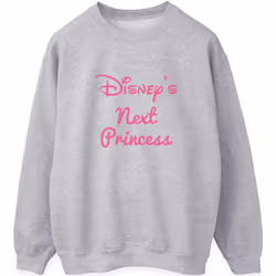 Disney - Sweat NEXT PRINCESS - Femme (Gris chiné)