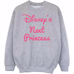 Disney - Sweat NEXT PRINCESS - Fille (Gris chiné)