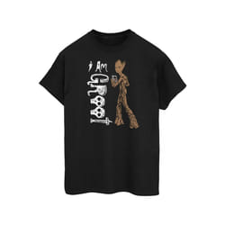 Avengers Infinity War - T-shirt AM TEENAGE GROOT - Adulte (Noir)