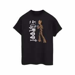 Avengers Infinity War - T-shirt AM TEENAGE GROOT - Adulte (Noir)