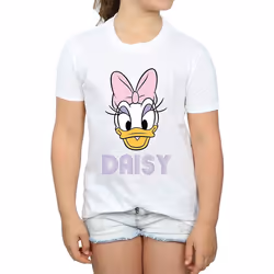 Disney - T-shirt - Fille (Blanc)