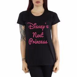 Disney Princess - T-shirt NEXT PRINCESS - Femme (Noir)