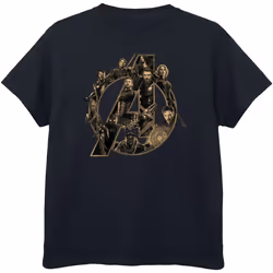 Avengers Infinity War - T-shirt - Garçon (Noir)