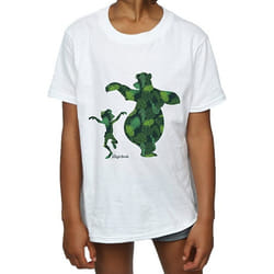 Jungle Book - T-shirt MOWGLI AND BALOO DANCE - Fille (Blanc)