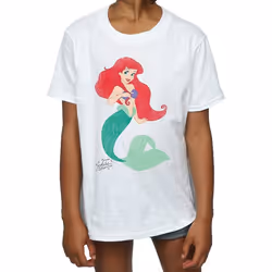 Disney Princess - T-shirt - Fille (Blanc)