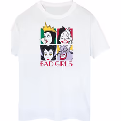 Disney Princess - T-shirt BAD GIRLS - Fille (Blanc)