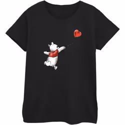 Winnie the Pooh - T-shirt - Femme (Noir)