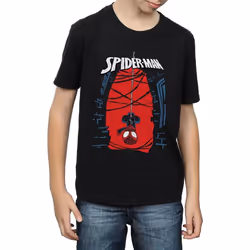 Spider-Man - T-shirt - Garçon (Noir)