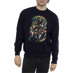 Avengers Infinity War - Sweat - Homme (Bleu marine)
