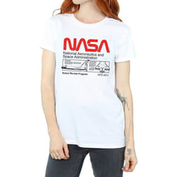 NASA - T-shirt SPACE SHUTTLE - Femme (Blanc)